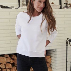 Frank & Eileen Crew Neck Sweatshirt - Grey Melange color